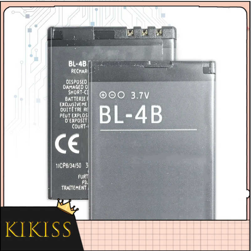 Nokia N76 5000 5320XM 7070 2505 2630 2660 2760 7088 2730 6111 N75 BL-4B Original แบตเตอรี่ 700mAh