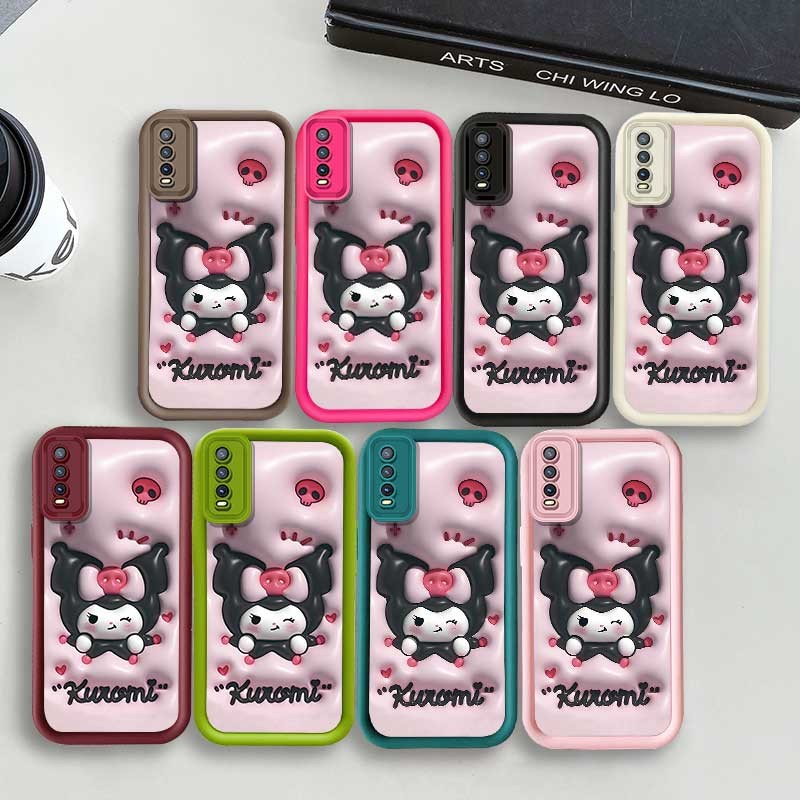การ์ตูนเคสโทรศัพท์สําหรับ VIVO Y02 Y02A Y02S Y3S Y11 Y12 Y15 Y17S Y15S Y15A Y16 Y19 Y20A Y20T Y21S Y33S Y33T T1X ซิลิโคนนุ่มKuromile