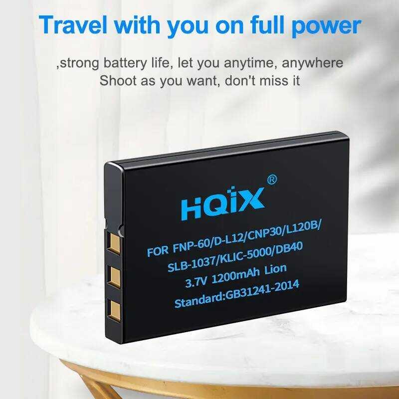 ▥ HQIX สําหรับ Olympus Az-1 Az-2 กล้อง Li-20B Charger แบตเตอรี่