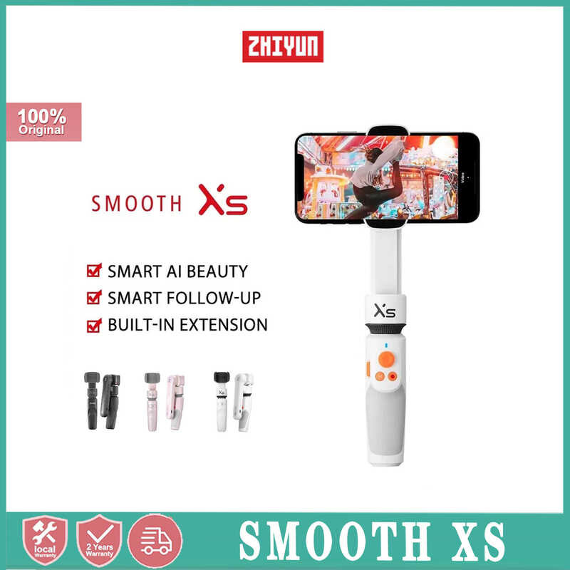 ❤ ZHIYUN SMOOTH XS Gimbal Palo Selfie Stick Phone Monopod Handheld Stabilizer For Smartphone Ip