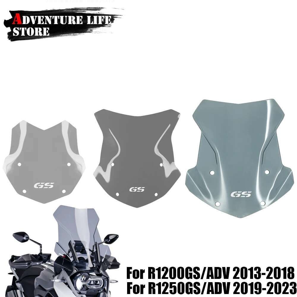 รถจักรยานยนต์ R1200GS R1250GS กระจกสําหรับ BMW R1200GS LC ADV GS1250 ผจญภัย Wind Shield ป้องกันหน้าจอ 2014-2023