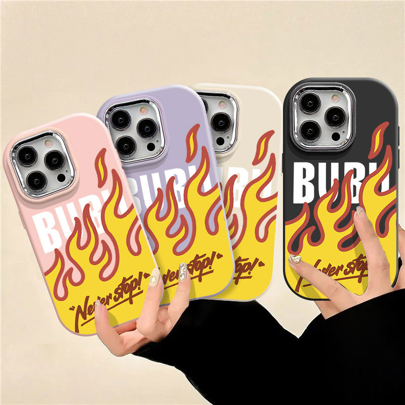 แฟชั่น Cool เปลวไฟสีเหลือง Lanyard เคสโทรศัพท์สําหรับ VIVO Y11 Y12 Y15 Y17 Y15S Y15A Y16 Y17S Y18 Y1