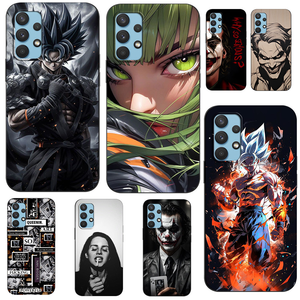 เคสสําหรับ Samsung Galaxy A72 5G 4G เคสโทรศัพท์ฝาหลังสีดํา Tpu Lucky เคสโทรศัพท์