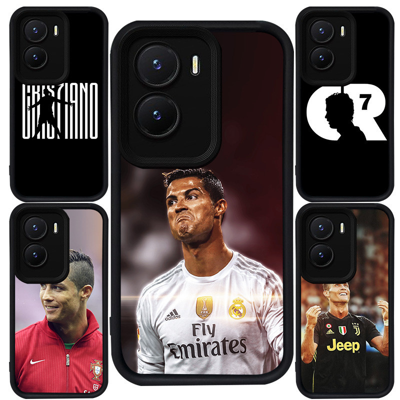 เคสสําหรับ VIVO Y15s Y56 Y22s Y16 Y01 Y35 Y75 Y15a Y22 Y55 T4 IQOO 13 Z10 Z9 Z9X 5G ซิลิโคนสีดํา M-1