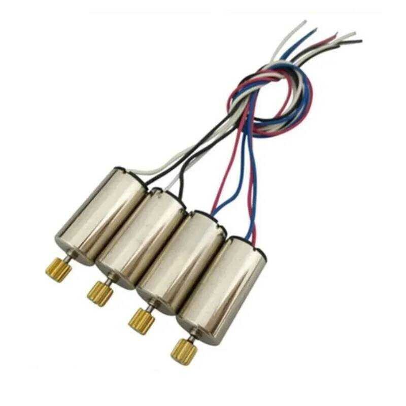 ▥ มอเตอร์4ชิ้น/ล็อตสำหรับ X5uw X5u SYMA RC Quadcopter Drone อะไหล่เครื่องยนต์พร้อมเกียร์โลหะ