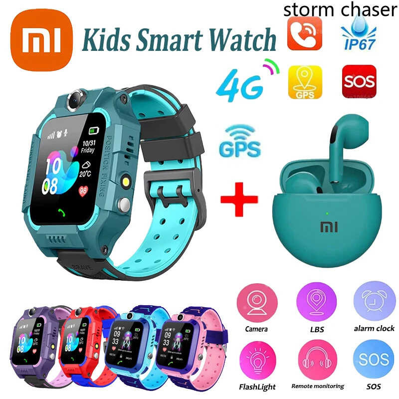 ❤ Hot Xiaomi SOS Antil-Lost GPS Location Camera Sim Card Call Ip67 Waterproof Smart Watch For I