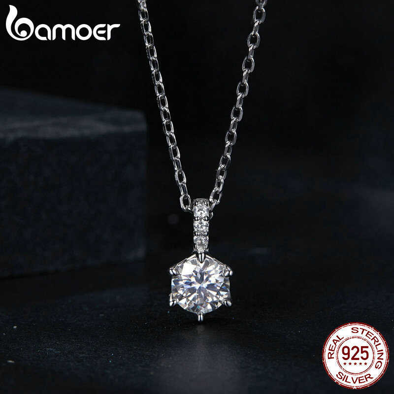 ▣  สร้อยคอจี้เพชรโมอิส Vvs1 D สีสำหรับผู้หญิงงานห