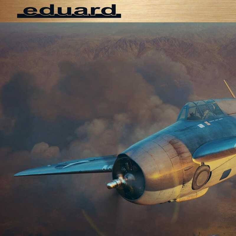 ชุดโมเดลล่าสุด F4F-4 Wildcat รุ่น Deluxe Edition ขนาด 1/48 Eduard 82203