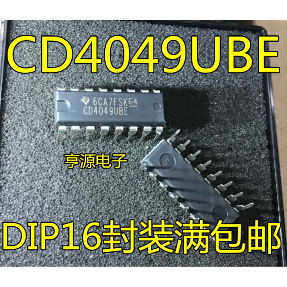1 ชิ้น CD4049UBE CD4049 DIP-16