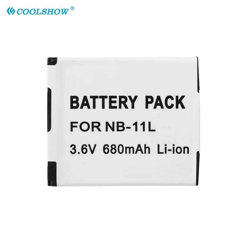 ▥ แบตเตอรี่ 680Mah Nb-11L NB 11L สําหรับ Canon IS A2600 A2300 A2400 A3500 A4000is IXUS 125 132