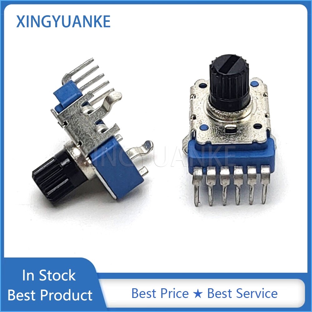 3 ชิ้น/ล็อต E3100 ลําโพง B5K B10K B20K B50K B100K ดอกไม้เพลาความยาว 8 มม.ปริมาณ Potentiometer Double