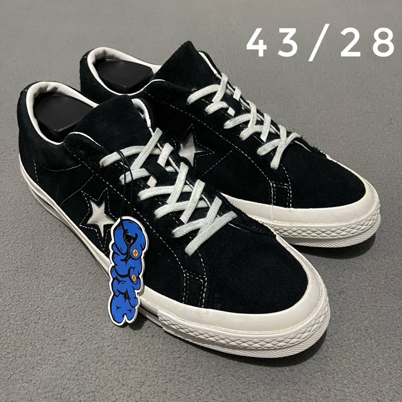 2024 Converse One Star Suede  Size 9.5/43/28cm.#casualsk8 #รองเท้ามือสองของแท้