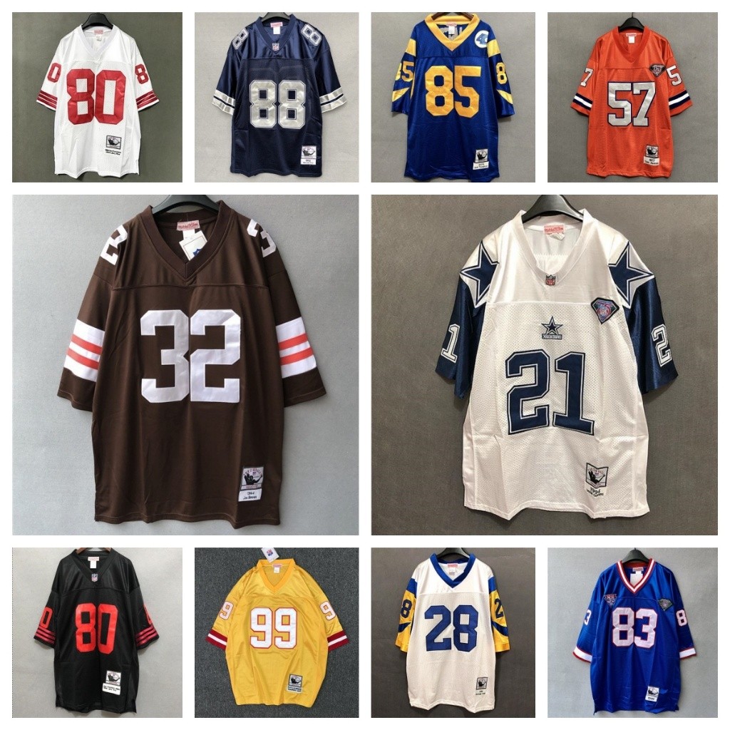 เสื้อกีฬา NFL เสื้ออเนกประสงค์สําหรับทั้งชายและหญิงเสื้อยืดแฟชั่นสตรีท