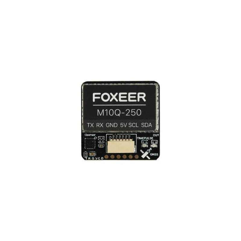▥ Foxeer M10q-250 M10q-180 / M10q-120 M10สองโปรโตคอลจีพีเอสโมดูลจีพีเอสในตัวเข็มทิศ Qmc5883เสาอ