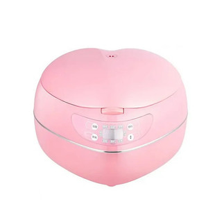 Kitchen Rice Steamer Multi Cooker Household Rice Cooker Peach Heart-Shaped Smart Mini Rice Cooking Machine