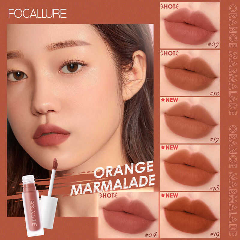▣ FOCALLURE Staymax ลิปสติกเครื่องสำอางลิปสติกเหลวแมทอ่อน