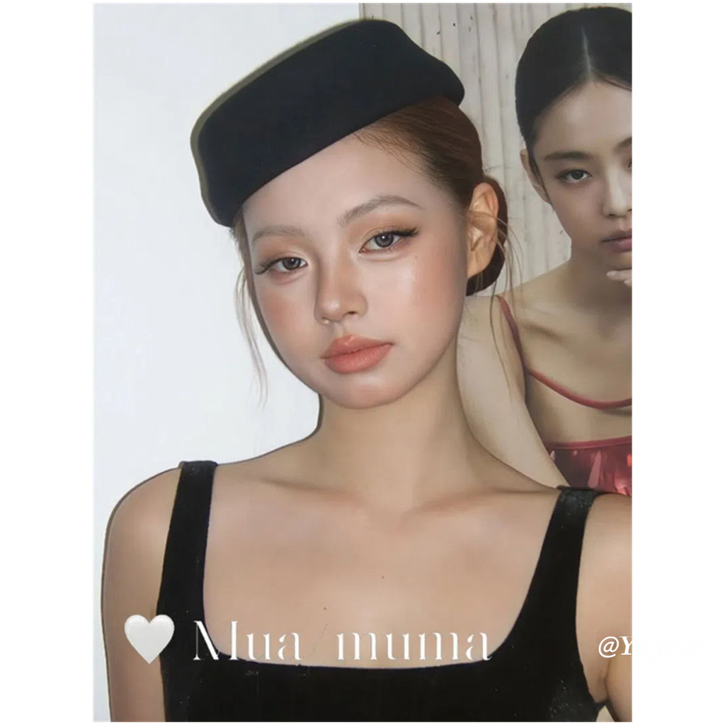@ YoJooo French High-End Aviation Stewardess Hat Retro Republic of China Beret Navy Style Headwear – โปรปัง