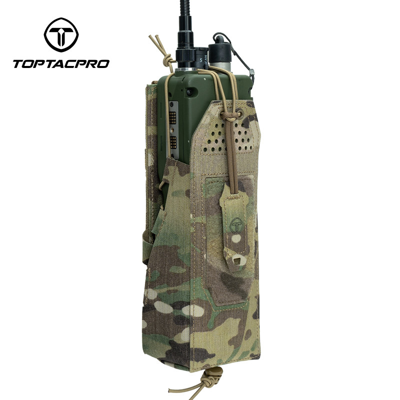 Toptapro กระเป๋าวิทยุยุทธวิธีสําหรับ PRC148/152 MOLLE Walkie Talkies ผู้ถือวิทยุ 8533