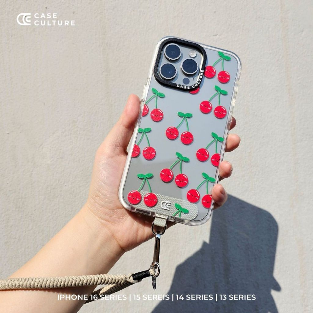 ลาย Cherry เคสกันกระแทก iPhone แบรนด์ Case Culture