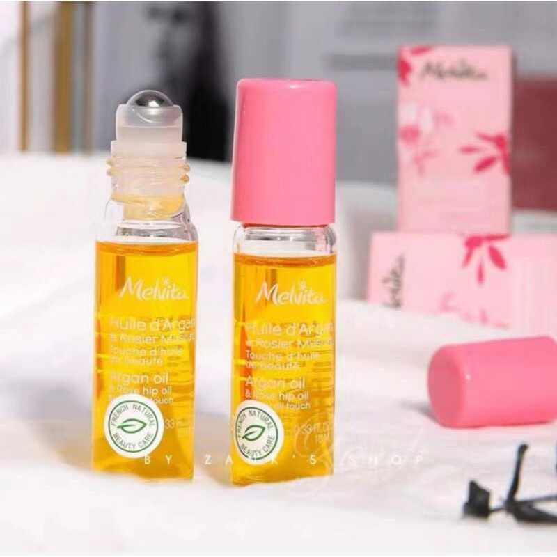 ▣ Meita Argan & Rose Hip Roll-On 10Ml/0.3Oz - Face Oil To Smoothen Es On Eye Areas