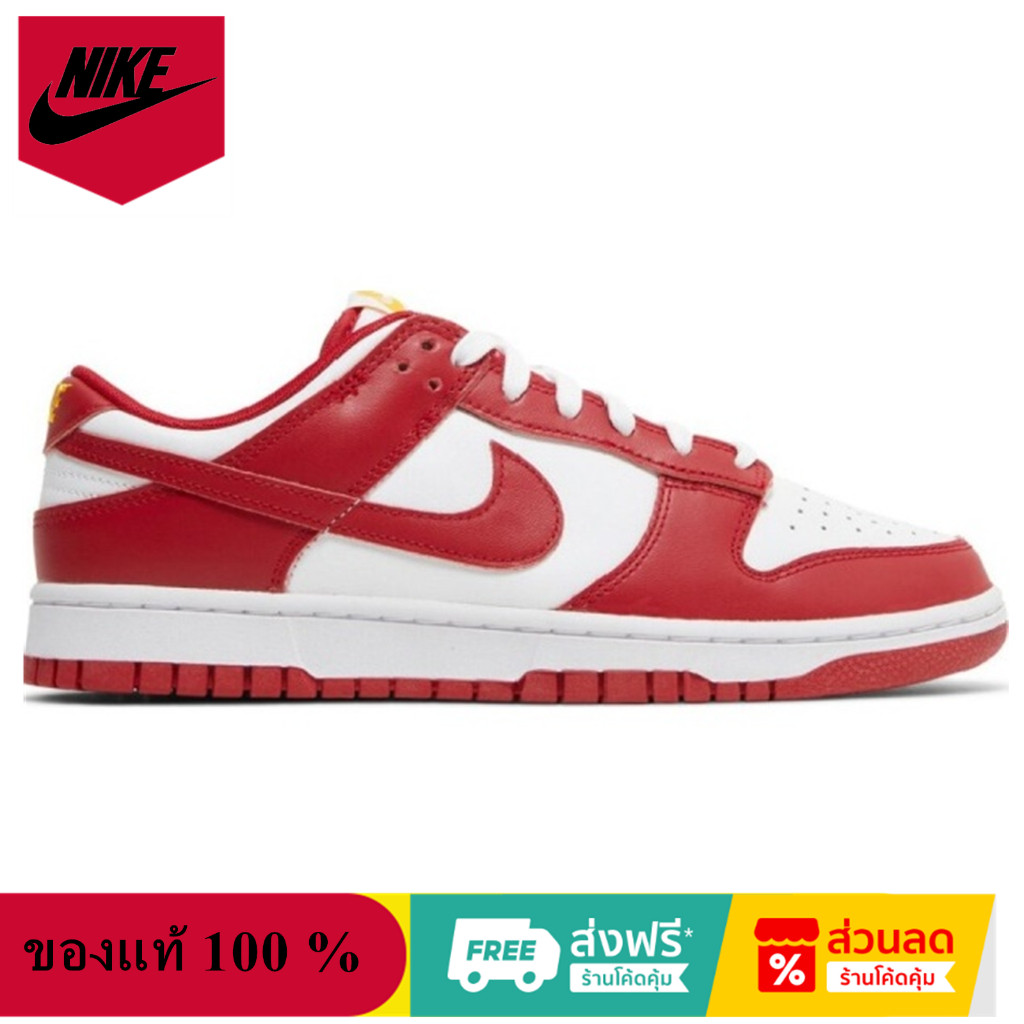 Nike Dunk Low USC Gym Red DD1391-602 รองเท้าผ้าใบ