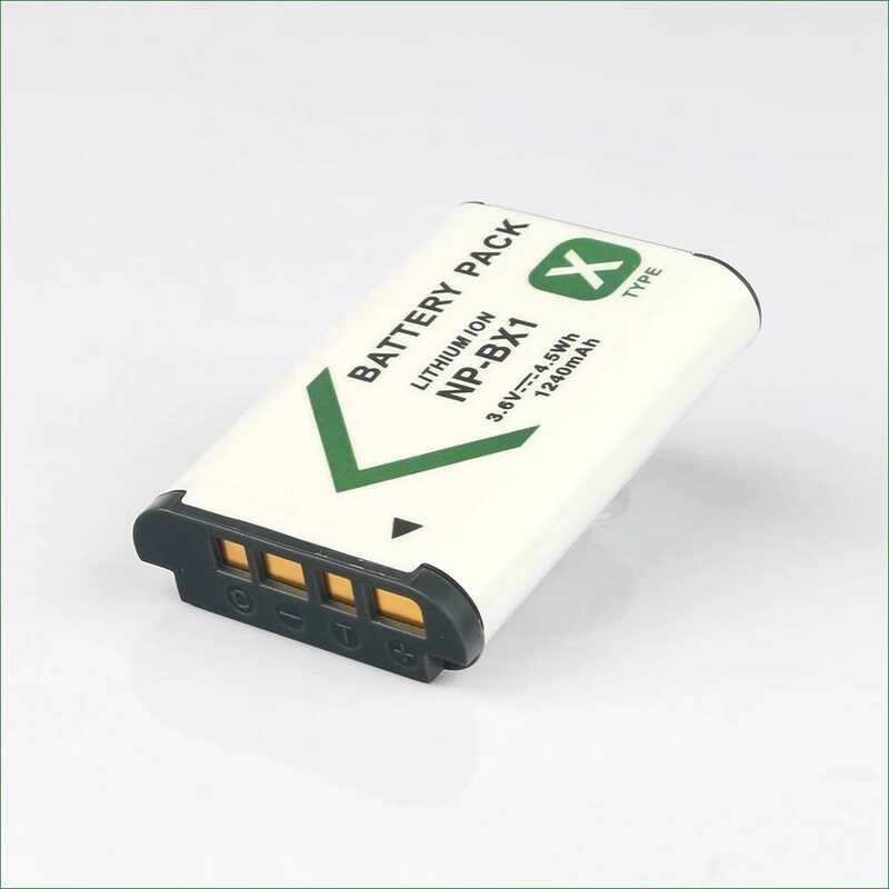 ▥ สําหรับ Sony Np-Bx1 1240Mah แบตเตอรี่/เครื่องชาร์จใช้งานร่วมกับ Rx1 Rx1r Rx1rii Rx100 Rx100ii