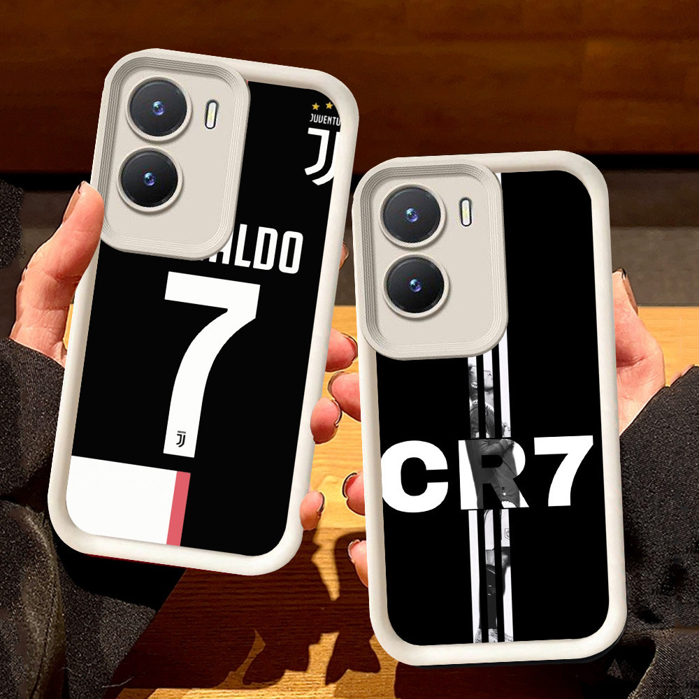 ปลอกสีขาวสําหรับ VIVO Y22 Y22s Y75 IQOO Z9 13 Z10 Y35 Z9X Y15a Y55 Y15s Y01 Y16 Y56 T4 5G S109 CR7 R