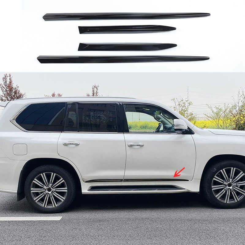 ❤️ สำหรับ2008-2022 Lexus LX 570 Lx570 2021 2020 2019รถประตู Anti-Collision Chrom