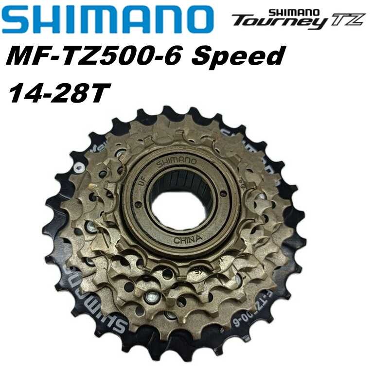 ❥ Shimano เฟือง Mf-Tz500เอ็มเอฟ6สปีด, Tz500 14-28ตันสำหรับจักรย