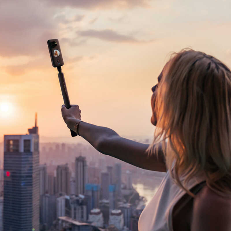 ❥ ไม้เซลฟี่ที่มองไม่เห็น Insta360สำหรับ Insta360 X3/หนึ่ง X2