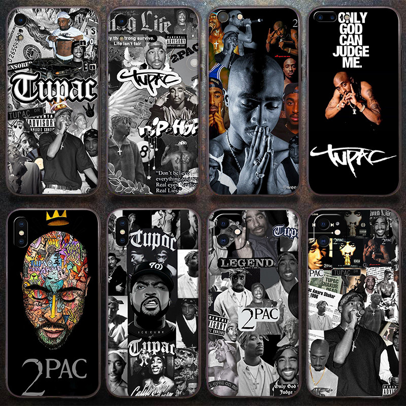 เคสโทรศัพท์สีดําแฟชั่นสําหรับ VIVO V27 V27E V29 S1 Pro V29E S7E S7 V2027 VT3 2Pac Tupac caseg