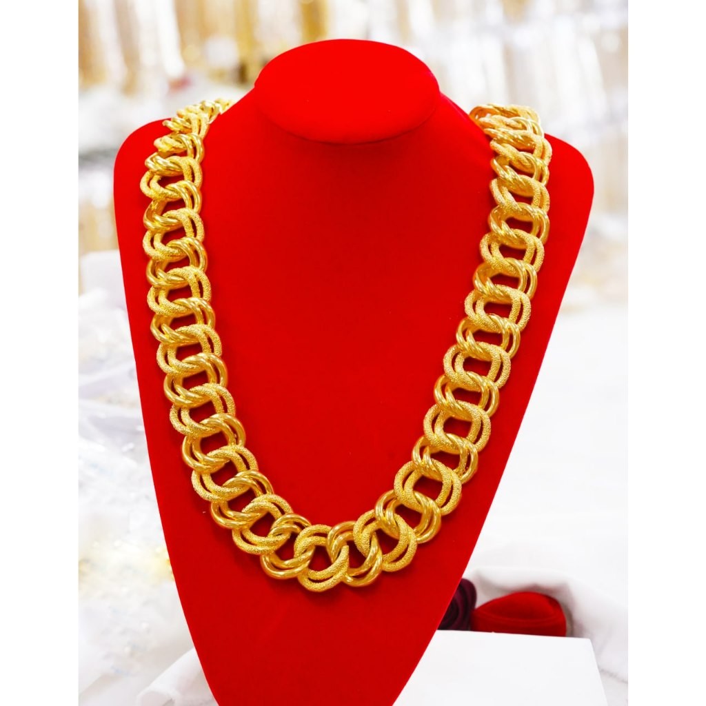Hs Gold COCO โซ่คล้องคอ ยาว 70CM กว้าง 3CM