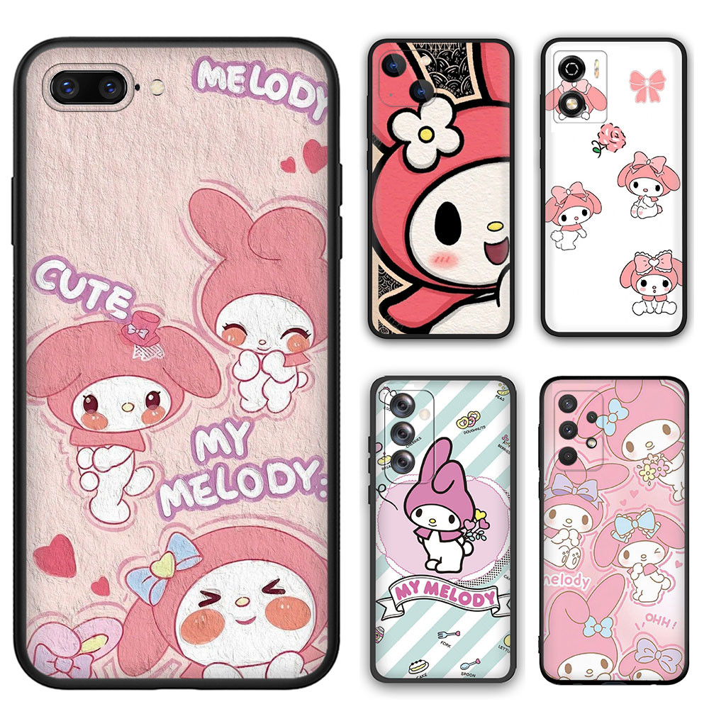 ฝาครอบTPU OPPO A57 A57S A57E A77 A77S A74 A76 A78 A58 A93 A91 F15 A54 168Eการ์ตูนMelodyซิลิโคนอ่อนนุ