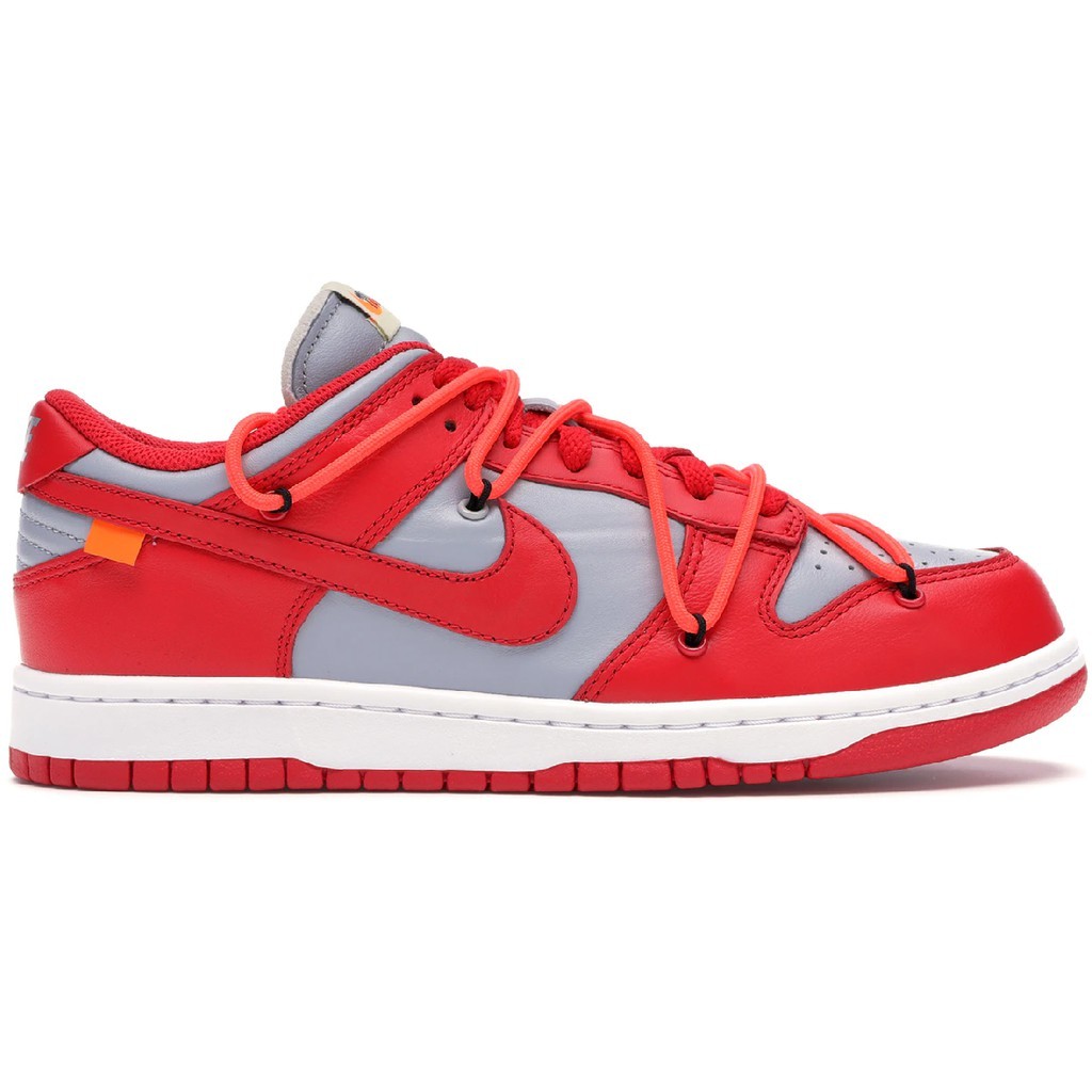 Nike Dunk Low x Off-White (UNIVERSITY RED)