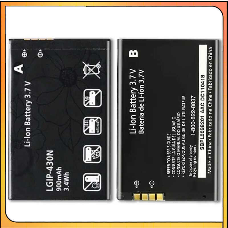 900mAh Battery For LG Cookie Fresh GS290 GW300 LX290 LX370 LGIP-430N LGIP MT375 GM360