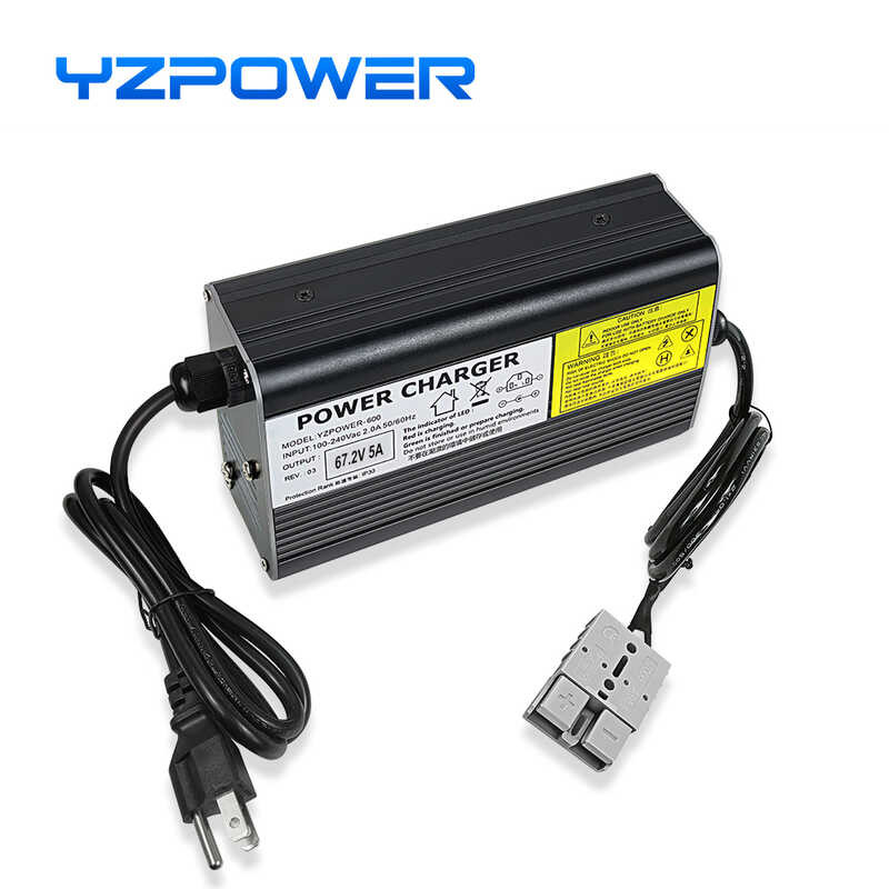 ❥ Yzpower ที่ชาร์จแบตเตอรี่ลิเธียม5a 67.2V 16S 60V ที่ชาร์จ110