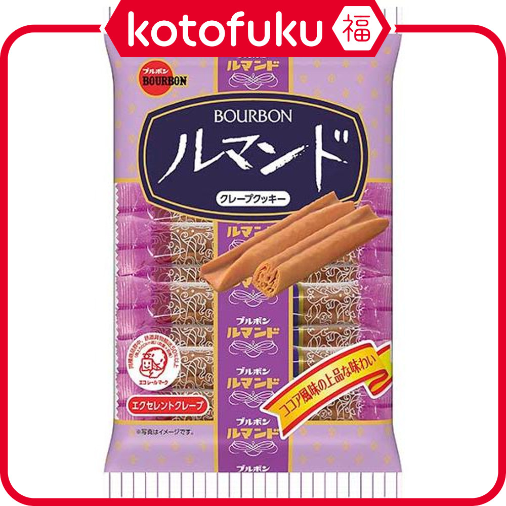 Japan Bourbon Lumonde Crepe Cookies 12 ชิ้น
