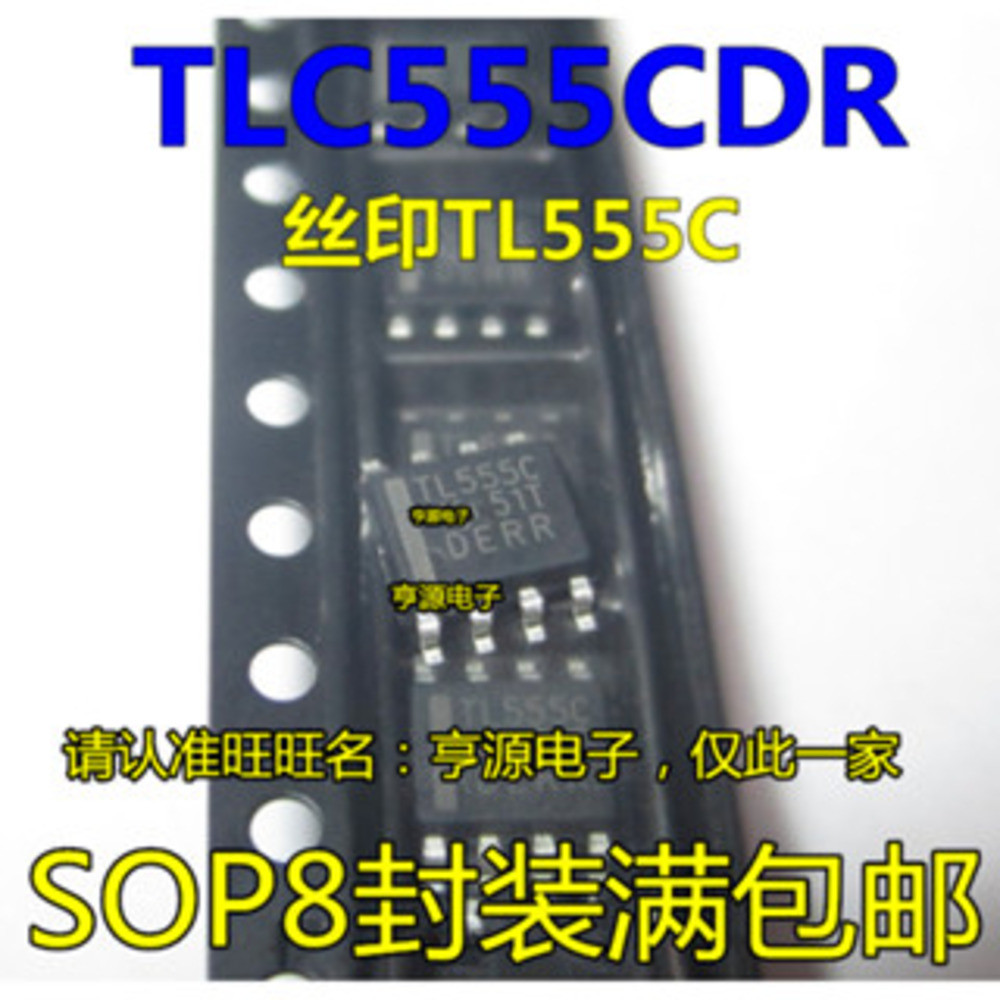 5 ชิ้น TLC555 TLC555CDR TL555C TL555I TLC555IDR SOP8 ชิป IC