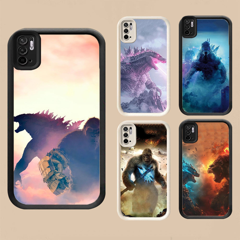 WA-30 Godzilla vs Kong ปลอกกันกระแทกสําหรับ Xiaomi Redmi หมายเหตุ 10 10T 10S Pova POCO M5S M4 Lite P