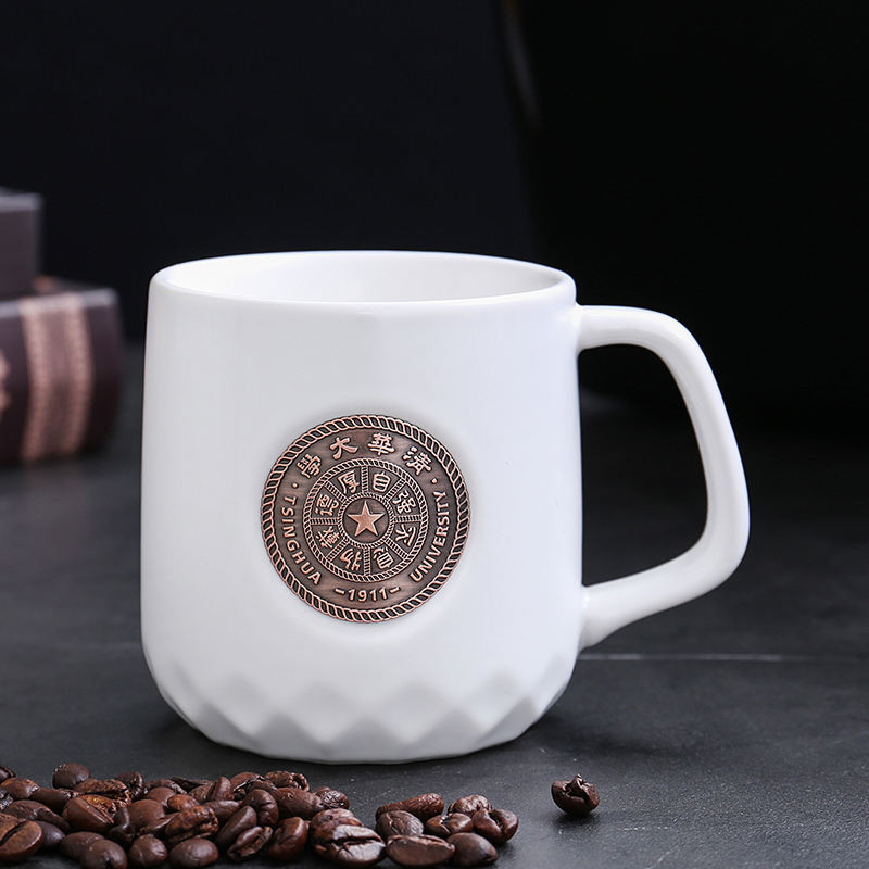 Tsinghua University Cup Water Cup Perferial Mug Peking University Cup Logo Logo Logon Gift