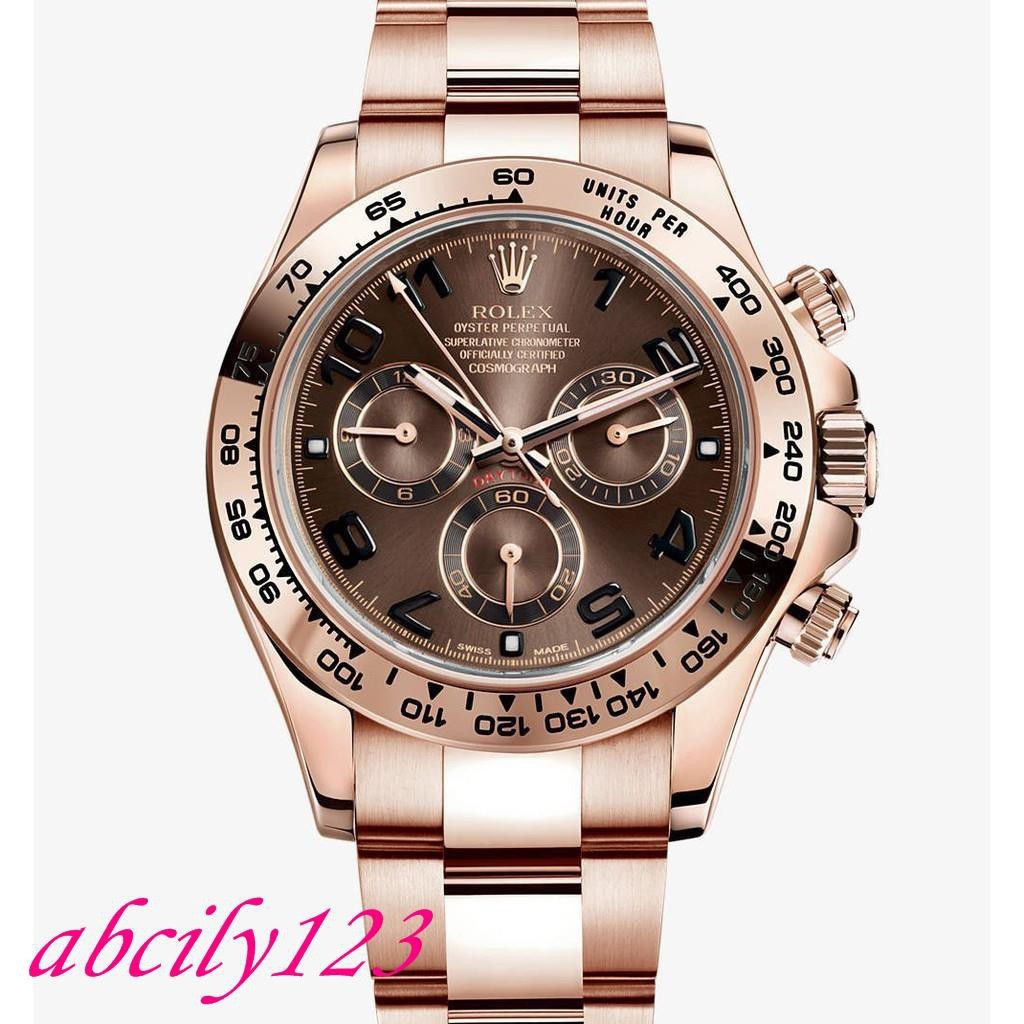 Rolex Daytona 116505 Daytona (2018 นโยบาย) Rose Gold Chocolate Noodle 40MM