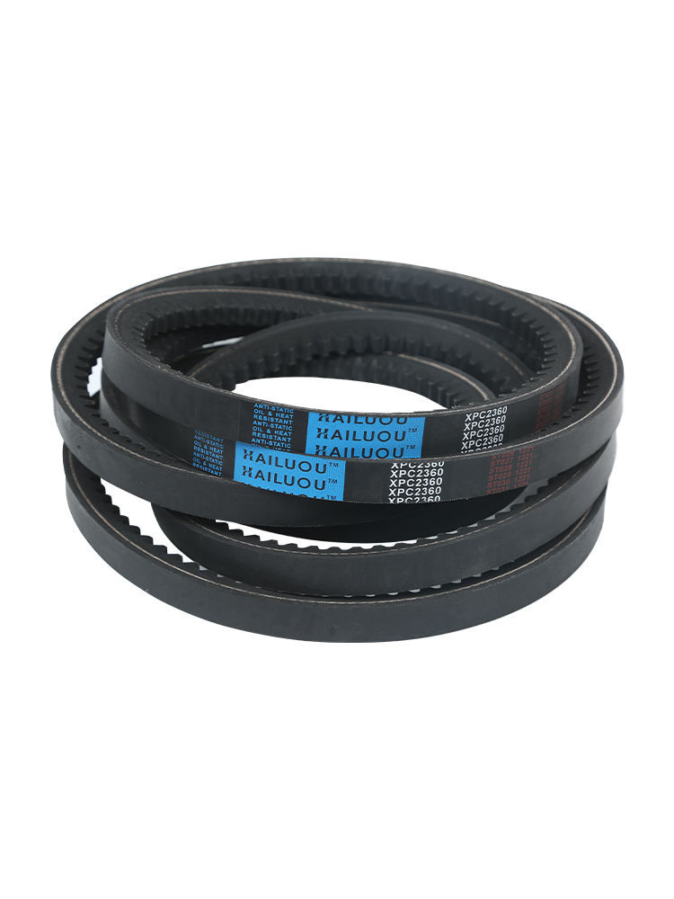 สายพานสามเหลี่ยม XPC1800XPC4500, XPC4750 ประเภทฟันแคบ V เข็มขัดอุตสาหกรรมยางรถเกียร์เข็มขัด