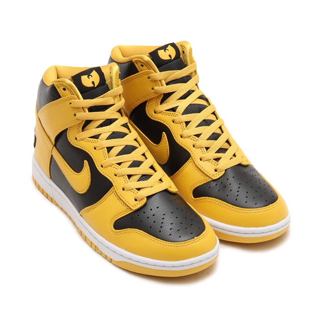 Wu-Tang Clan Nike Dunk High Retro PRM Black and Pollen HJ4320-001