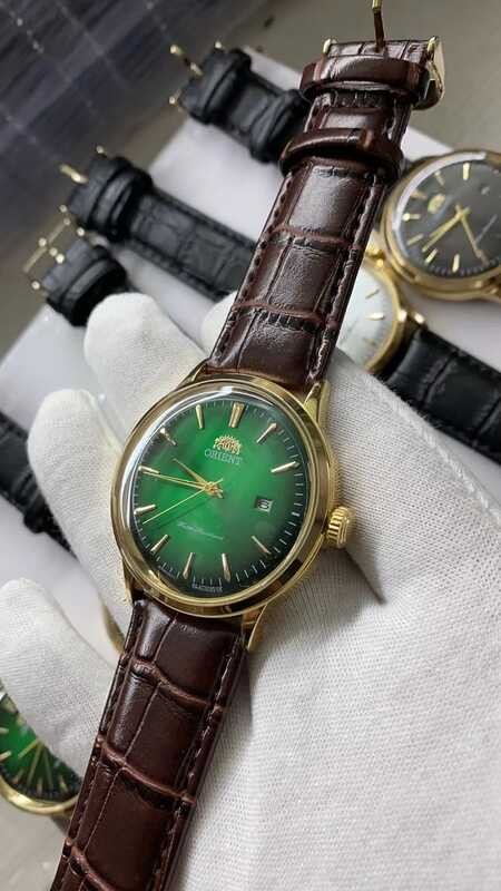 ❤️ Orient Quartz นาฬิกาผู้ชาย 2024 Newbubble Mirror Retro กันน้ํา High-End