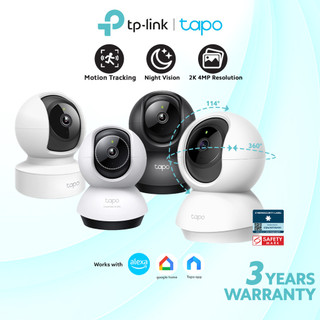 [No.1 in SG] TP-Link Tapo 360 WIFI 2K QHD AI Home Security IP Camera TC70/TC71/TC72/C210/C211/C212
