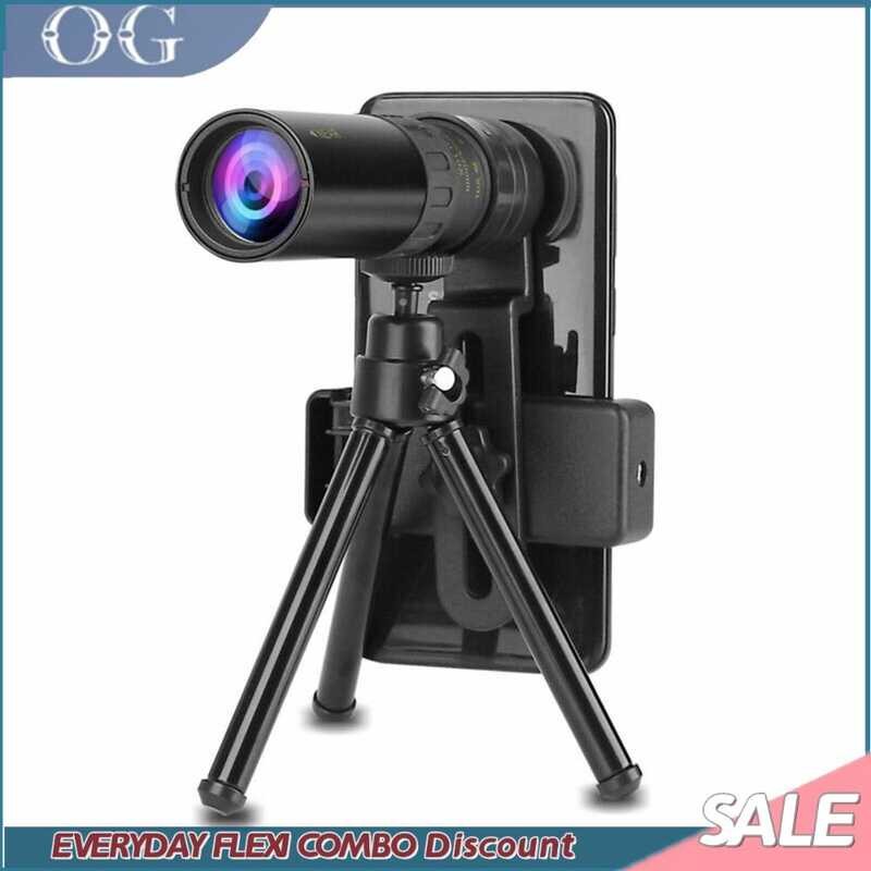 ❤ Zoom Mobile Telescope Telephoto Camera HD Lens With Tripod & Phone Holder Kit Smartphone Lens