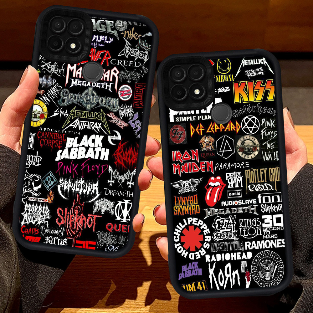 S20 Rock BandปลอกสําหรับRealme C12 8 Narzo 20 C25Y 30A C20A C21 C21Y C15 8S C25 C25S C11 C20 Pro 5Gส