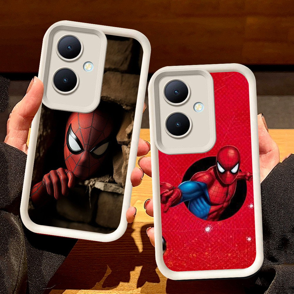 เคสสีขาวสําหรับ OPPO Reno 8T 11 11F 13F 10 Pro 5G S94 Spider-Man