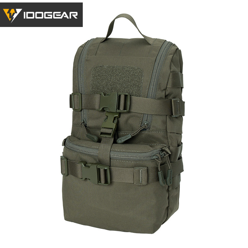 Idogear Tactic Mini Hydraction กระเป๋าเป้สะพายหลังน้ําหนักเบา Assault Pouch MOLLE Outdoors Training Hiking Tactic Water Bag 35124