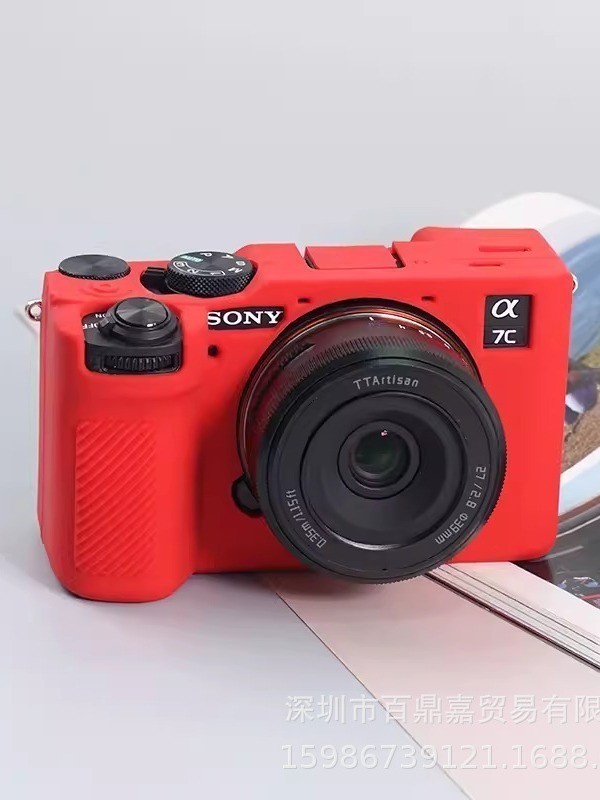 เหมาะสําหรับ a7cr a7cii เคสซิลิโคน a7cr Micro แพ็คเดี่ยว a7cii เคสป้องกันกันกระแทกรุ่นที่สอง